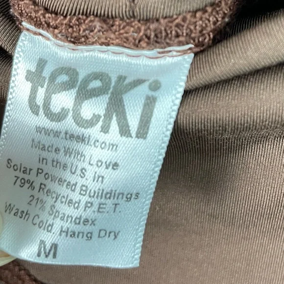 [Teeki] Here & Now Brown Butterfly Leggings **RARE PRINT** - Picture 3 of 5